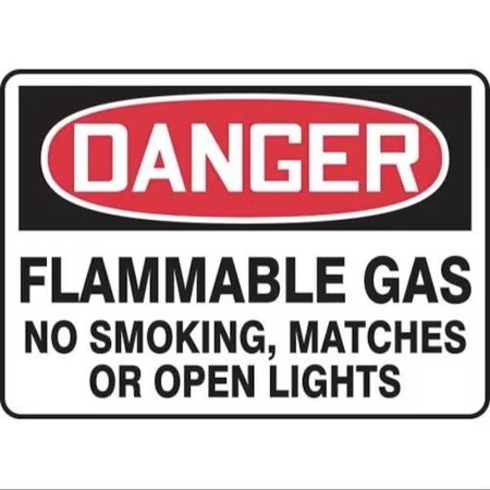 Accuform OSHA DANGER SAFETY SIGN FLAMMABLE MCHL273VA MCHL273VA